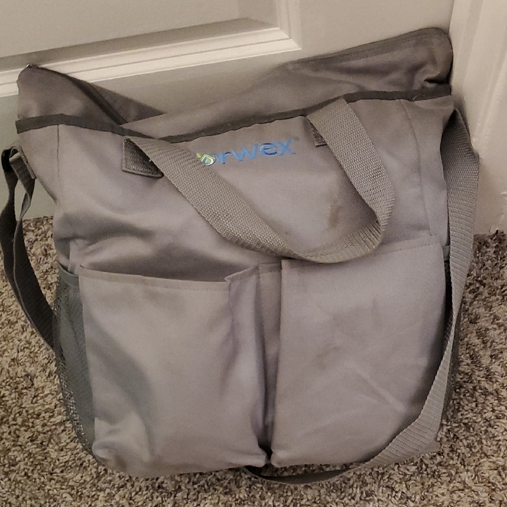 Norwex Charcoal Messenger Bag